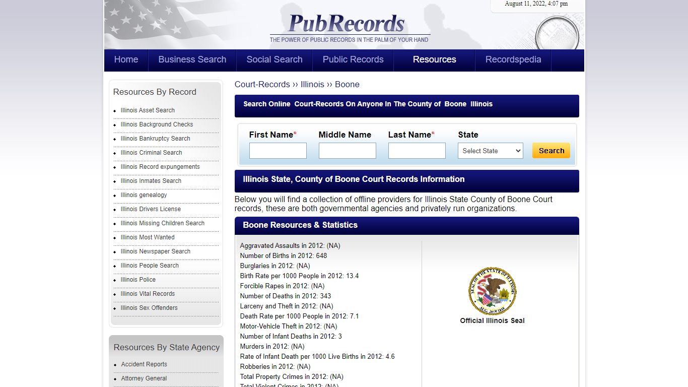 Boone County, Illinois Court Records